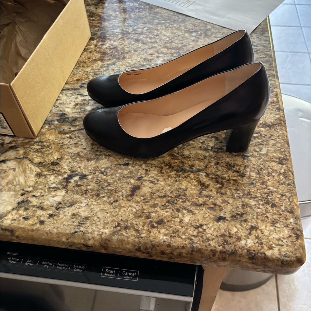 Cole Haan Women's Classic Black Heels - Picture 2 of 8